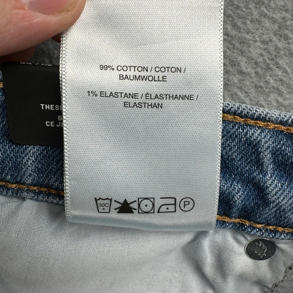 NEW Silver Jean Shorts Denim Womens 24 Indigo Vintage Long High Rise Whisker NWT